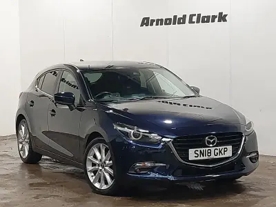 Used Mazda 3 Inclusive 120 HP (88 kW) 2018 Blue Hatchback
