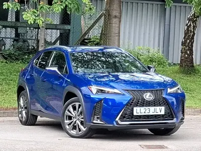 Used Lexus UX 250h Sport Design Packet 184 HP (135 kW) 2023 Blue SUV