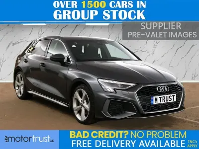 Used Audi A3 S-Line 150 HP (110 kW) 2020 Grey Sedan