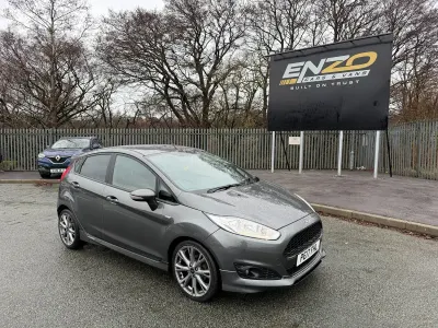 Begagnad Ford Fiesta ST-Line 100 HK (73 kW) 2017 Grå Halvkombi