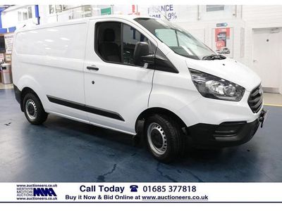 White Used 2018 Ford Transit Custom Van | £9,880 (A bit pricey)