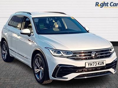 White Used 2023 VW Tiguan R-line Edition SUV | £25,999 (Fair price)