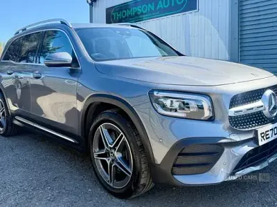Begagnad Mercedes GLB220 AMG Line Premium 190 HK (139 kW) 2021 Grå SUV