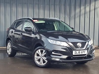 Used Nissan Qashqai N-Connecta 110 HP (80 kW) 2018 Black SUV