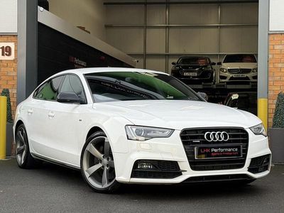 White Used 2015 Audi A5 Black Edition Hatchback | £14,495 (Expensive)