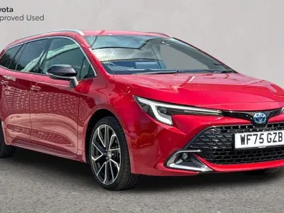 Used Toyota Corolla 196 HP (144 kW) 2025 Scarlet flare Estate