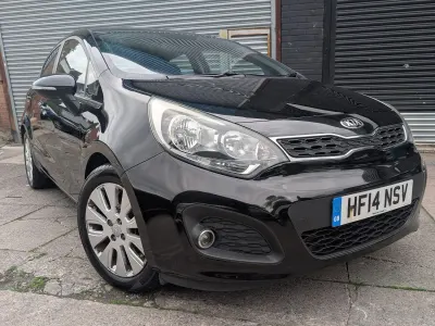 Used Kia Rio 2014 Black Hatchback