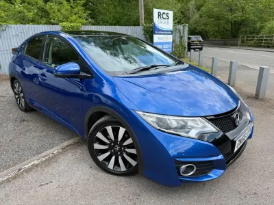 Używany Honda Civic SR 142 KM (104 kW) 2017 Niebieski Hatchback