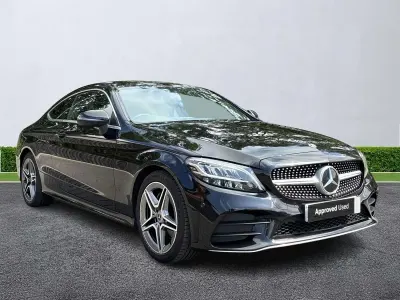 Used Mercedes C200 AMG line 2023 Black Coupe