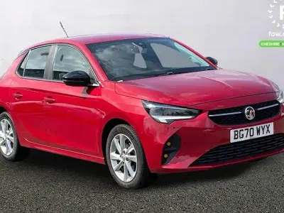 Used Vauxhall Corsa 75 HP (55 kW) 2020 Red Hatchback