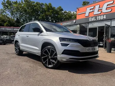 Używany Skoda Karoq SportLine 150 KM (110 kW) 2020 Srebrny SUV