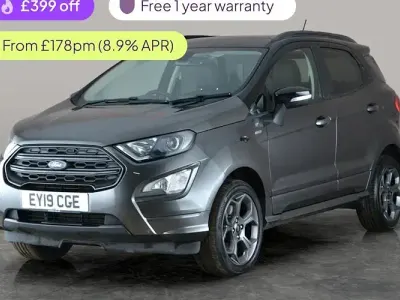 Used Ford Ecosport ST-Line 125 HP (91 kW) 2019 Grey SUV