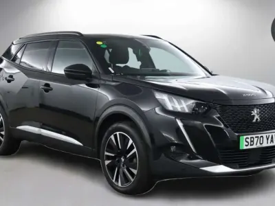 Used Peugeot 2008 GT-line 100 kW (136 HP) 2021 Black SUV