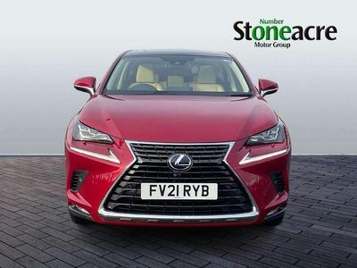 Used Lexus NX300h E-FOUR 194 HP (142 kW) 2021 Red SUV