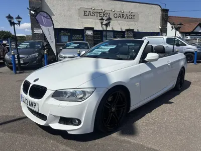 Used BMW 320 Cabriolet M Sport 184 HP (135 kW) 2013 White Cabriolet