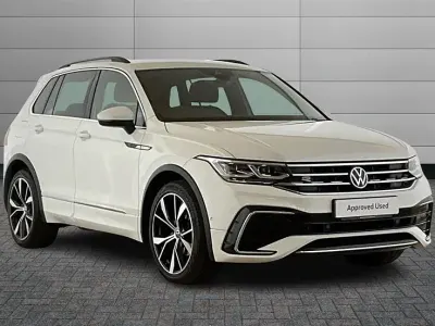 Used VW Tiguan R-line 150 HP (110 kW) 2021 White SUV