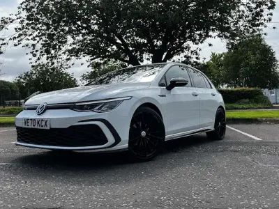 Used VW Golf VII R-line 150 HP (110 kW) 2020 White Hatchback