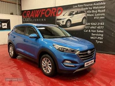 Blue Used 2017 Hyundai Tucson SE SUV | £8,995 (Fair price)