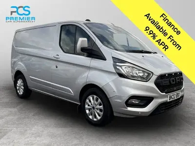 Used Ford Transit Custom Limited 130 HP (95 kW) 2022 Moondust silver (metallic paint) Van