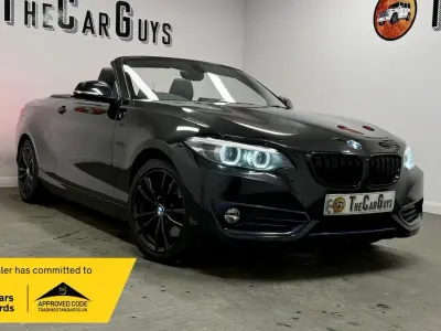 Used BMW 220 Sport Line 184 HP (135 kW) 2018 Black Cabriolet