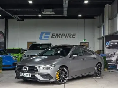 Used Mercedes CLA35 AMG Premium Plus 306 HP (225 kW) 2020 Grey Coupe