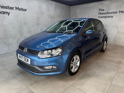 Begagnad VW Polo Edition 60 HK (44 kW) 2017 Blå Halvkombi
