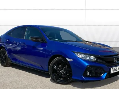 Used Honda Civic Sport 126 HP (92 kW) 2019 Blue Hatchback