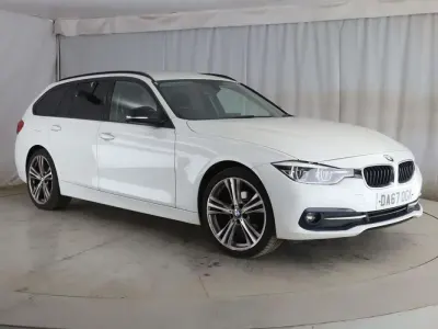 Begagnad BMW 318 Sport Line 2017 Vit Kombi