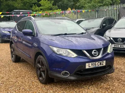 Used Nissan Qashqai N-TEC 115 HP (84 kW) 2015 Blue SUV