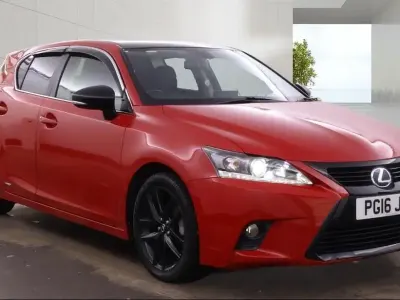 Used Lexus CT200h Sport Line 2016 Red/black Hatchback