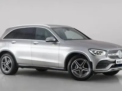 Used Mercedes GLC220 AMG line 194 HP (142 kW) 2019 Silver SUV