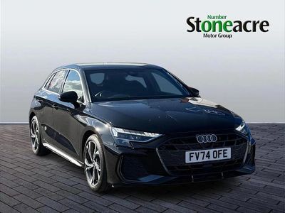Used Audi A3 S-Line 150 HP (110 kW) 2024 Black Hatchback