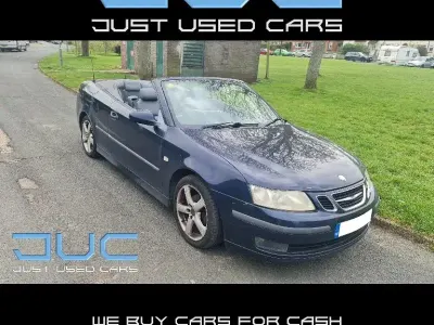Used Saab 9-3 Vector 150 HP (110 kW) 2004 Blue Cabriolet
