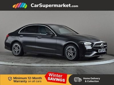 Grey Used 2022 Mercedes C300e AMG line Sedan | £24,197 (Fair price)