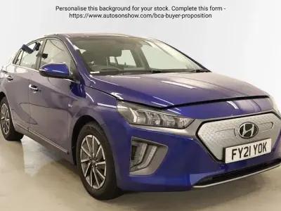 Used Hyundai Ioniq Premium 100 kW (136 HP) 2021 Blue Hatchback