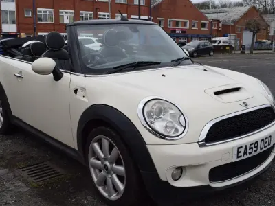 Used Mini Cooper S Cabriolet 2009 White Cabriolet