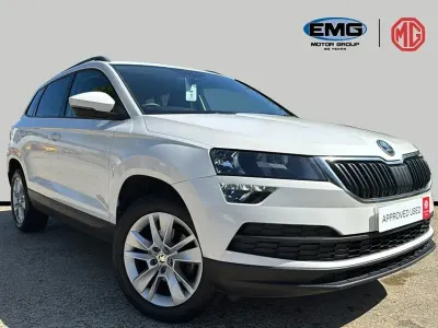 Used Skoda Karoq SE 150 HP (110 kW) 2018 White SUV