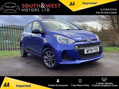 Used Hyundai i10 GO! 66 HP (48 kW) 2019 Blue Hatchback