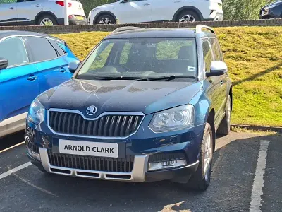 Used Skoda Yeti SE L 110 HP (80 kW) 2016 Blue SUV