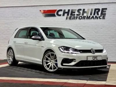 Used VW Golf VII R 450 HP (330 kW) 2017 White Hatchback