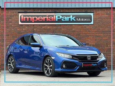 Blue Used 2018 Honda Civic EX Hatchback | £13,795 (A bit pricey)