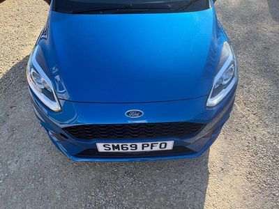 Used Ford Fiesta ST-Line 125 HP (91 kW) 2020 Blue Hatchback
