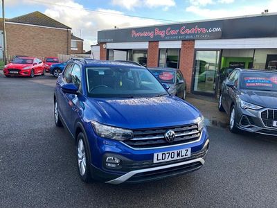 Used VW T-Cross SE 110 HP (80 kW) 2020 Blue SUV