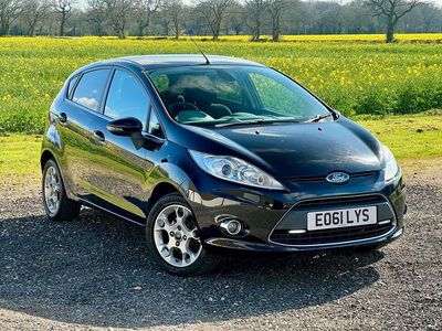 Used Ford Fiesta Titanium 96 HP (70 kW) 2011 Black Hatchback