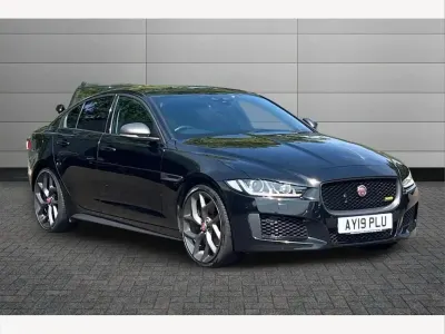 Used Jaguar XE 300 HP (220 kW) 2019 Santorini black Sedan