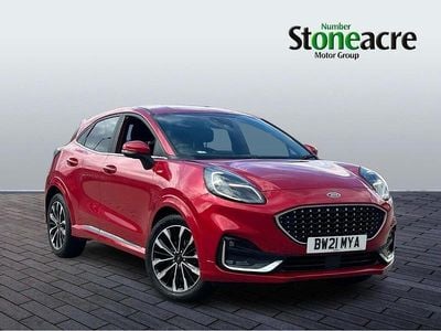 Red Used 2021 Ford Puma ST-Line SUV | £13,195 (Fair price)