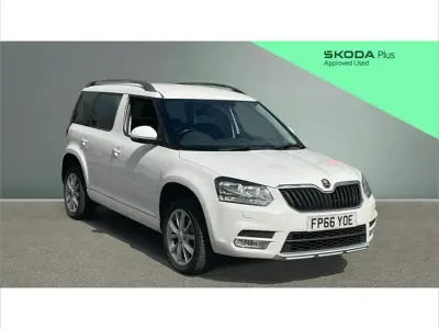 Used Skoda Yeti SE 110 HP (80 kW) 2016 White SUV