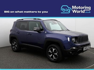 used Jeep Renegade 1.3 GSE T4 11.4kWh Trailhawk SUV 5dr Petrol Plug-in Hybrid Auto 4xe Euro 6 (s/s) (240 ps) Android SUV