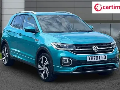 Used VW T-Cross R-line 150 HP (110 kW) 2020 Blue SUV