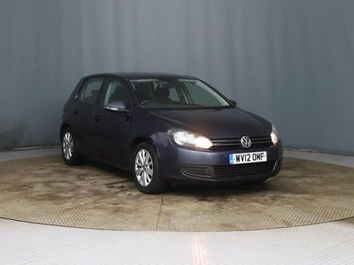 Used VW Golf VII Match 105 HP (77 kW) 2012 Blue Hatchback